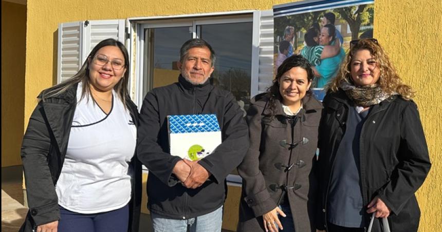 Entregaron viviendas de servicio en La Reforma