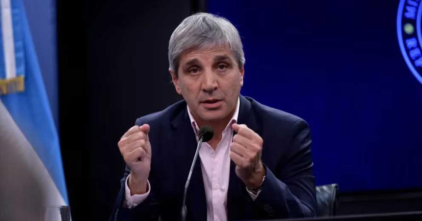 Luis Caputo- A la inflacioacuten le estaacutebamos ganando por puntos y esta es una mano de nocaut