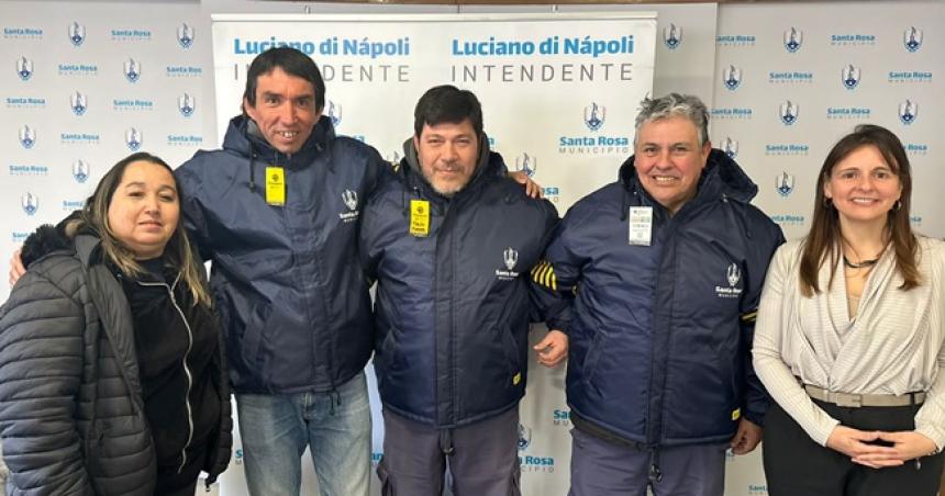 Nueva entrega de indumentaria a trabajadores municipales de Santa Rosa