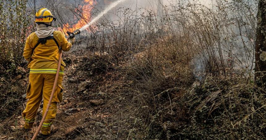 Preocupacioacuten en Coacuterdoba- el fuego ya consumioacute unas 3500 hectaacutereas en el cerro Champaquiacute