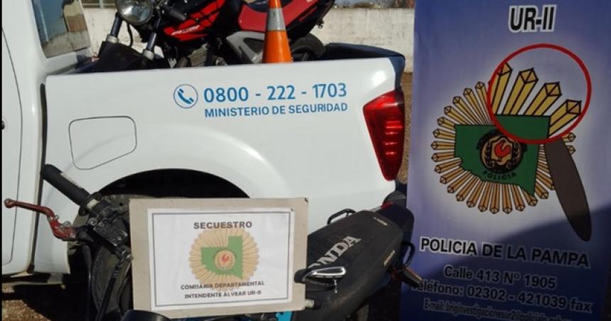 Secuestran dos motos en Pico utilizadas en carreras ilegales