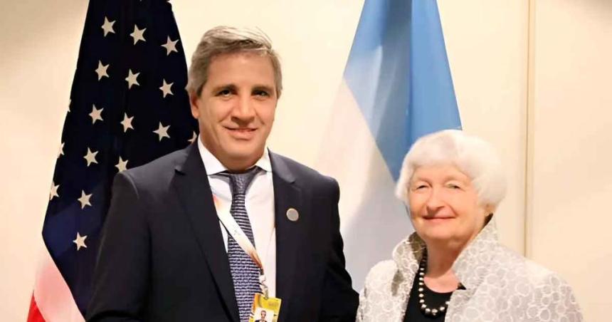 Luis Caputo se reunioacute con la secretaria del Tesoro de los EEUU en el marco del G20
