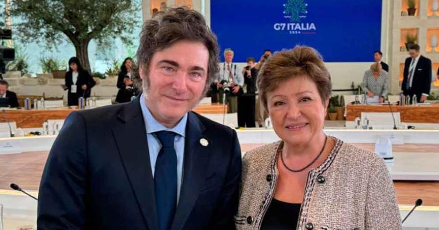 Javier Milei aseguroacute que el acuerdo con el FMI estaraacute antes de fin de antildeo