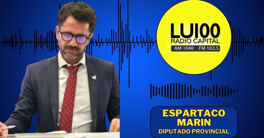 Nota al Diputado Provincial Espartaco Mariacuten en LU100 Radio Capital AM 1040 - AM100