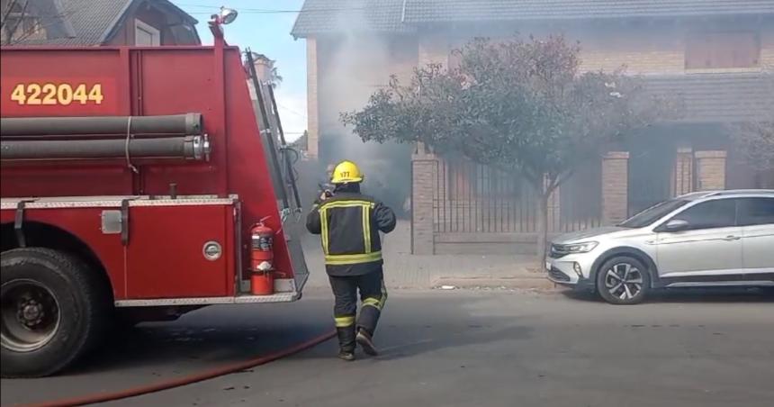 Se incendioacute una chimenea en General Pico