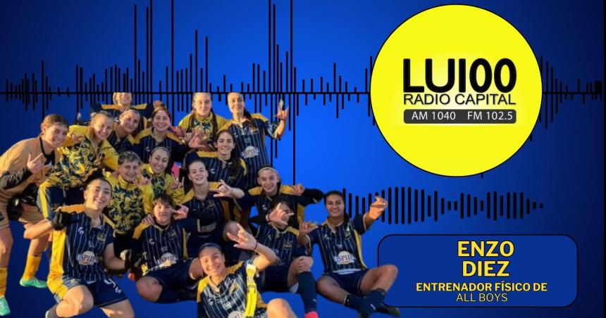 All Boys brilla en el Fuacutetbol Femenino- Entrevista con Enzo Diez Preparador Fiacutesico del Equipo