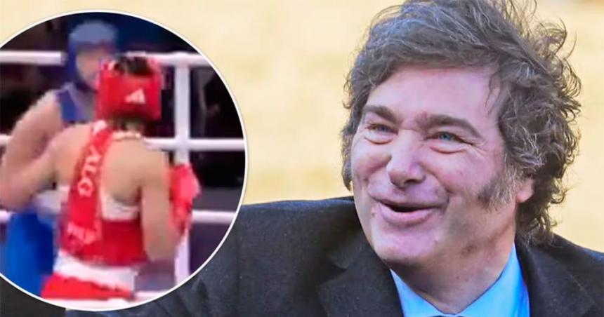 A ver boluprogres vengan a explicar esto- el mensaje de Milei sobre la poleacutemica en el boxeo femenino