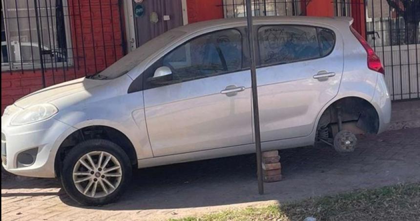 Recuperan ruedas sustraiacutedas en Victorica- hay dos detenidos