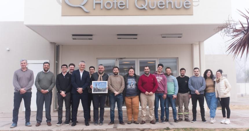 Quehueacute tambieacuten se sumoacute a la red de fibra oacuteptica provincial
