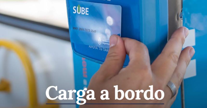 En los micros del EMTU ya se puede acreditar el saldo de la SUBE 
