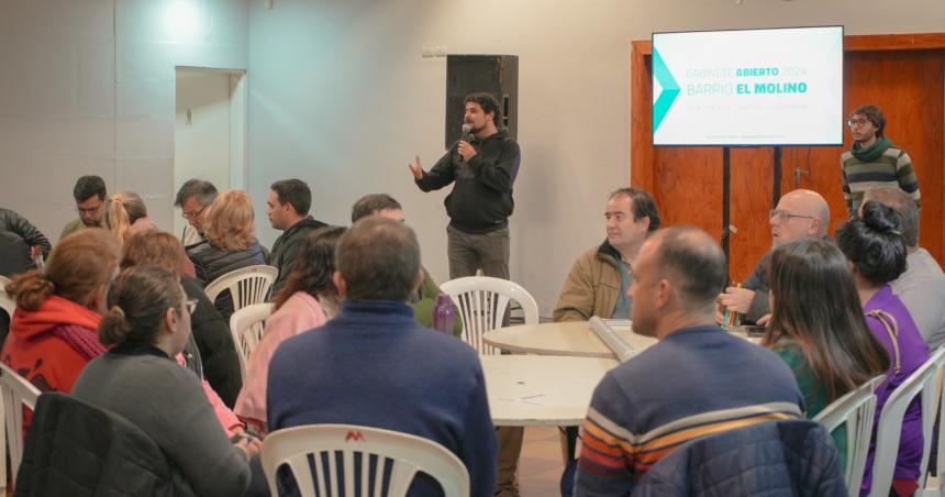 Primer Gabinete Abierto del antildeo en el barrio El Molino