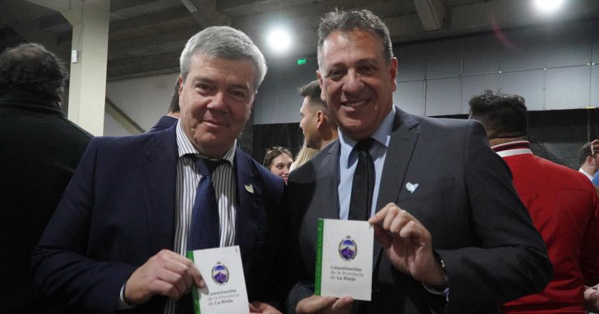 El Gobierno pampeano acompantildeoacute la jura de la nueva Constitucioacuten de La Rioja