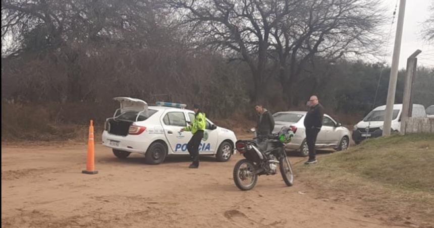Un motociclista hospitalizado por un choque en Santa Rosa