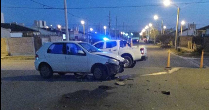 Choque y fuga en Santa Rosa- un motociclista herido