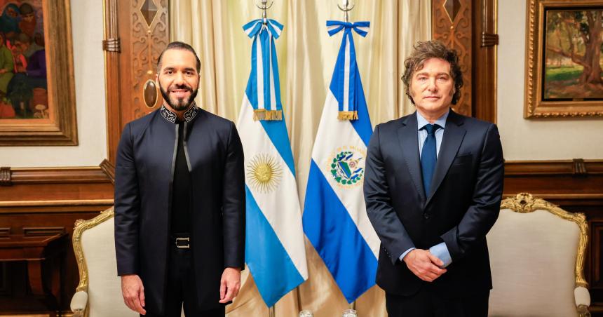 Milei recibe a Bukele y afianza los lazos con presidente salvadorentildeo