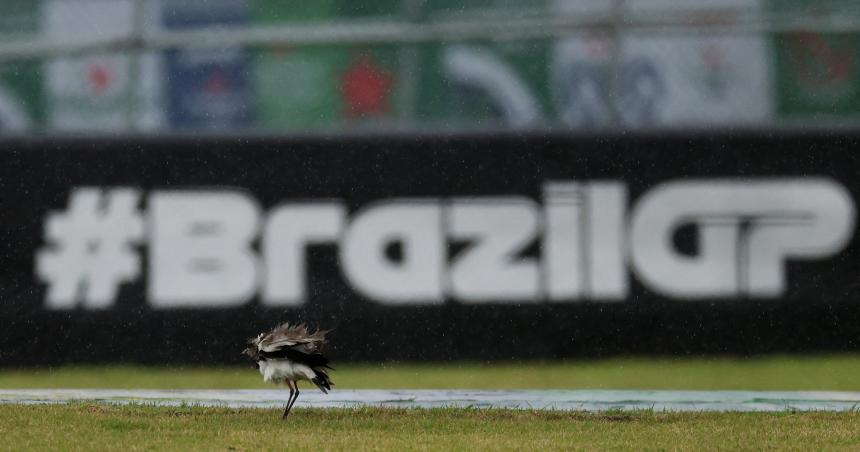 Por la lluvia se suspendioacute la clasificacioacuten en Interlagos