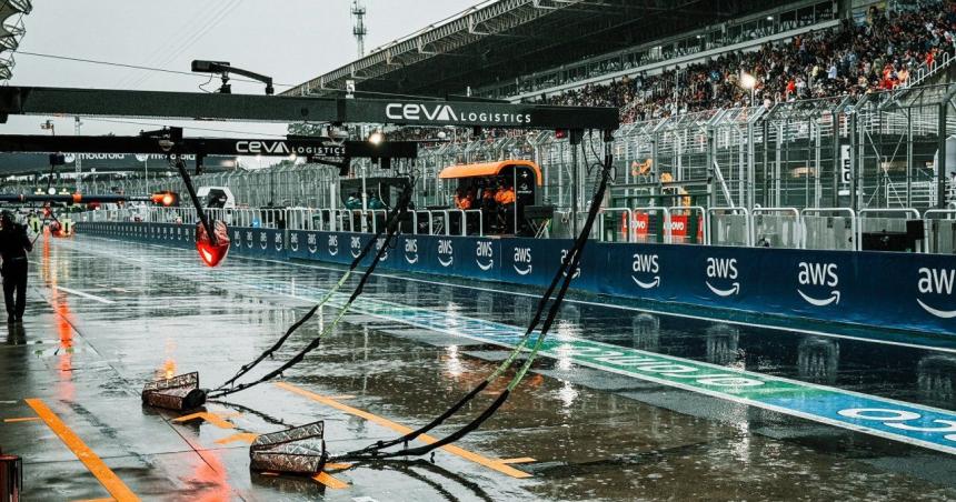 Por la lluvia se suspendioacute la clasificacioacuten en Interlagos