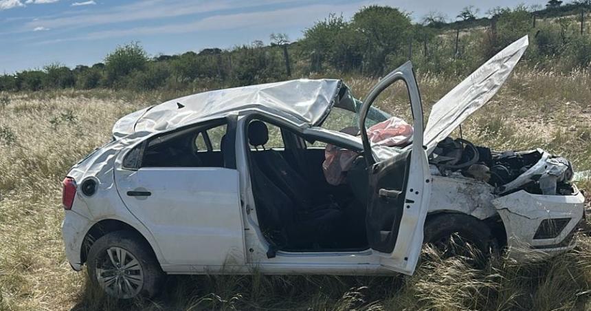 Vuelco fatal cerca de La Adela- fallecioacute una mujer