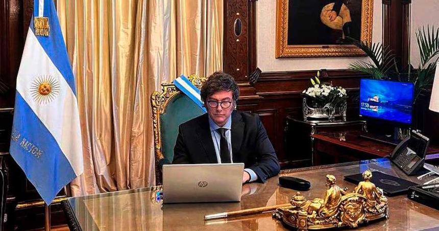 Milei prepara un mensaje por el primer antildeo de gestioacuten- un discurso que daraacute por cadena nacional