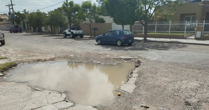 Una laguna en la Pasteur