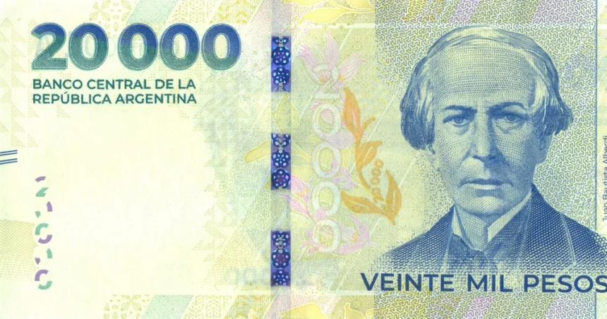 Alerta por billetes de 20 mil pesos falsos