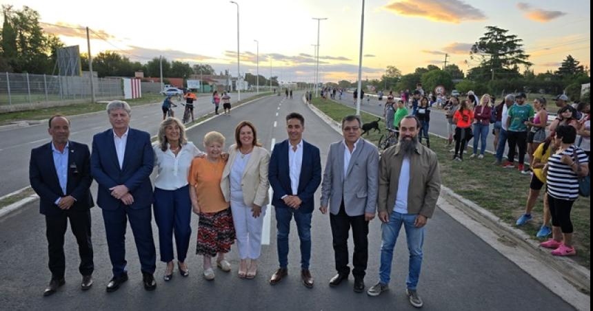 Ziliotto inauguroacute la Doble Viacutea en Pico y anuncioacute la terminacioacuten del tramo sur