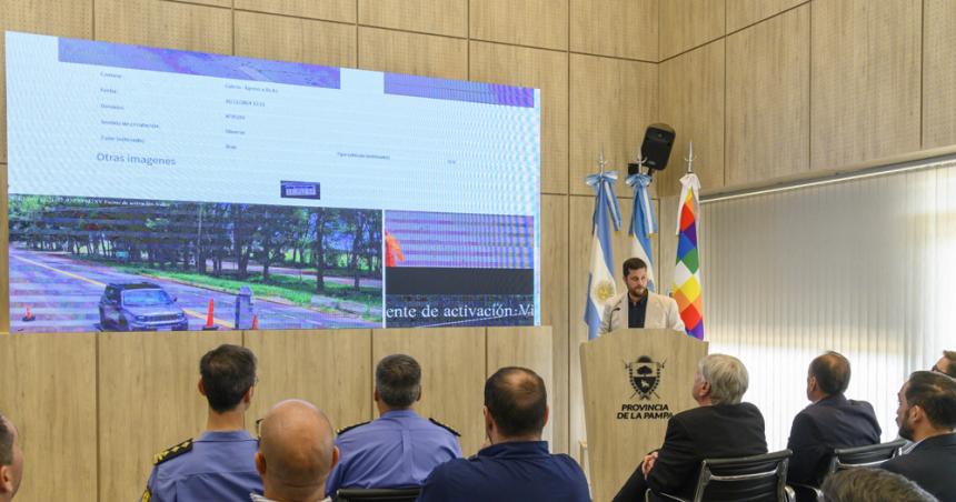 Presentaron avances del Anillo Digital del programa Pampa Seguridad Activa