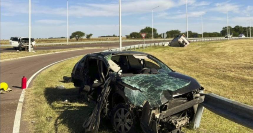 Otro fuerte choque en el cruce de las rutas 35 y 18