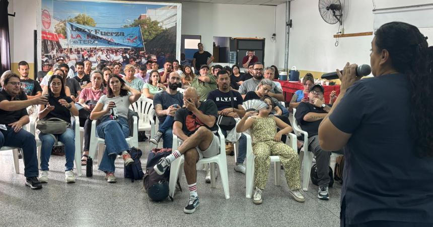 ATE protesta en el municipio de Santa Rosa