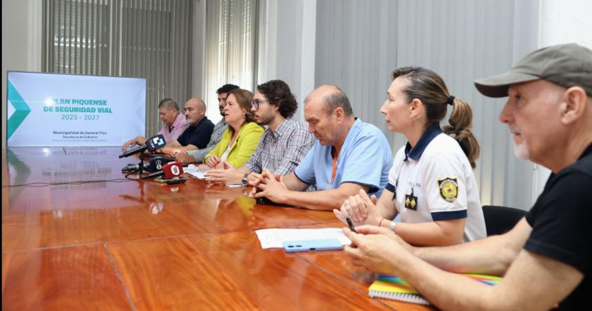 Anunciaron el Plan Piquense de Seguridad Vial