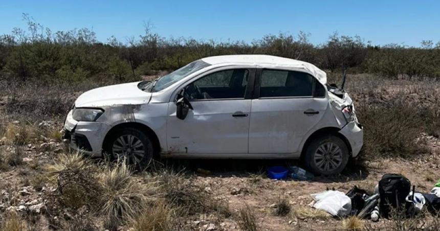 Volcoacute una mujer sobre la Ruta Nacional 152