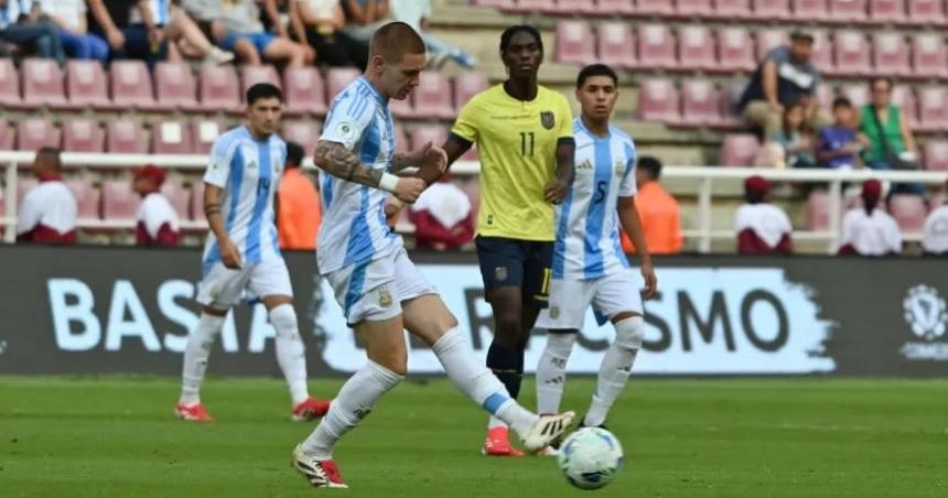La Seleccioacuten argentina Sub 20 empatoacute con Ecuador