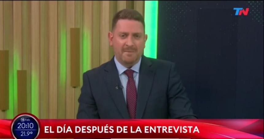 Queacute dijo Jonatan Viale el diacutea despueacutes de despueacutes de la entrevista con Javier Milei en TN