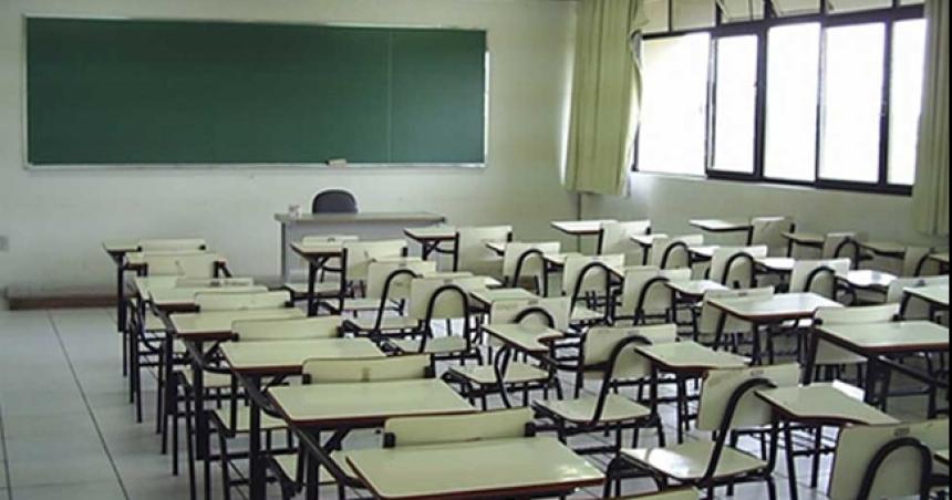 Por las lluvias suspendieron las clases en el turno tarde