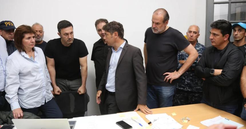 Kicillof Bullrich y Petri ya estaacuten en Bahiacutea Blanca