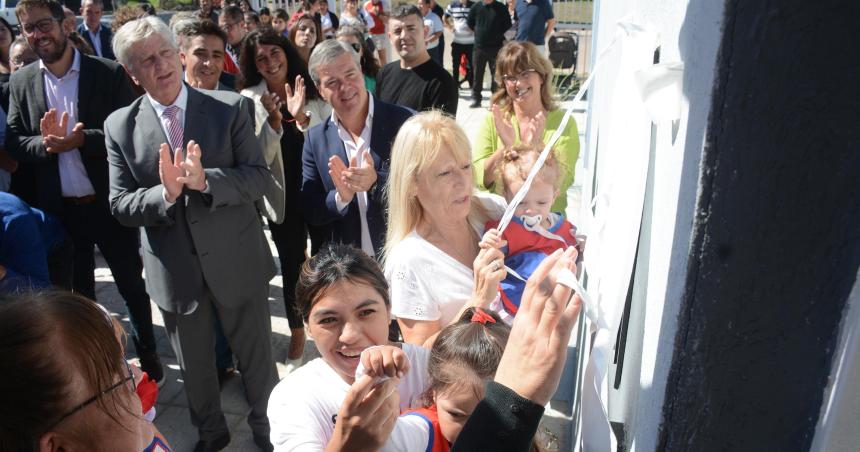 Inauguraron el nuevo CDI de Toay- La obra puacuteblica no puede desaparecer