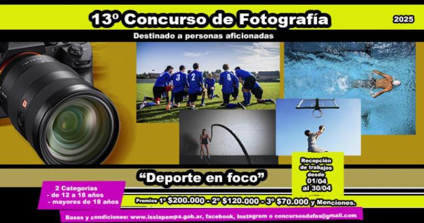DAFAS anuncioacute el 13deg concurso de fotografiacuteas Deporte en foco