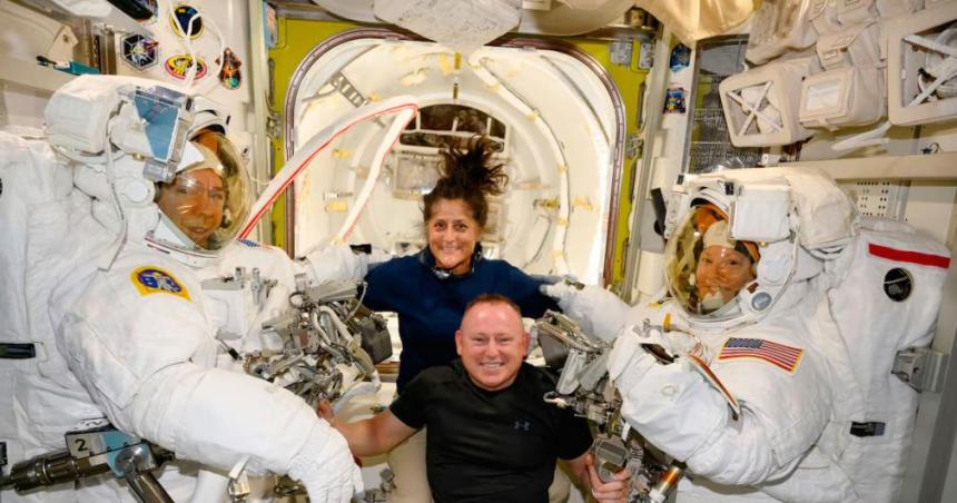 No estaacutebamos atrapados- hablaron por primera vez los astronautas que pasaron 9 meses en el espacio