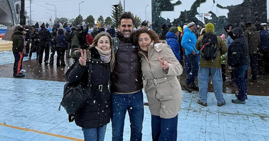 Mariacuten estuvo en Ushuaia y rechazoacute el discurso de Milei sobre Malvinas