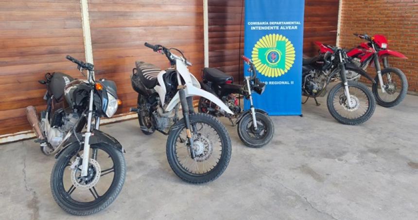 Secuestraron motos en Intendente Alvear por maniobras peligrosas