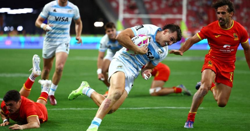 Los Pumas 7s terceros en Singapur y bicampeones del Circuito Mundial