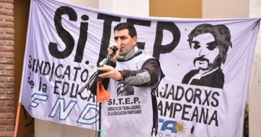 El SITEP respaldoacute a la docente condenada en Pico