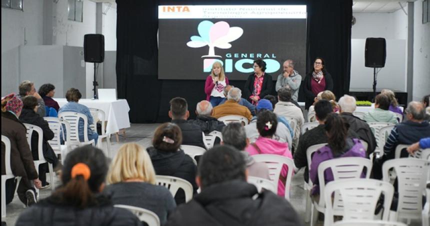 La Municipalidad de Pico y el INTA realizaron una jornada sobre Huerta en Casa