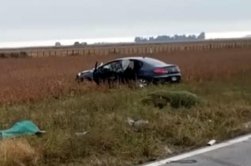 Pampeanos involucrados en un choque fatal sobre la Ruta 70