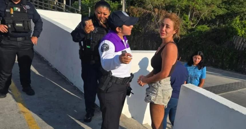 Hallaron sana y salva en Cancuacuten a Mariacutea Beleacuten Zerda la turista argentina desaparecida