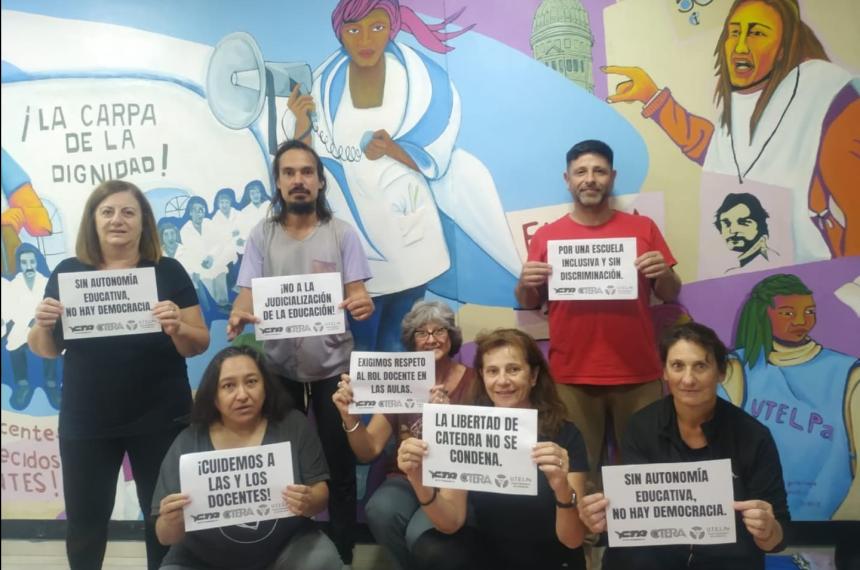 Apelaron condena a  docente- No se puede ir con miedo a dar clases