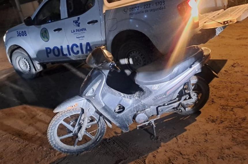 Demoran a un menor con una moto robada en Santa Rosa