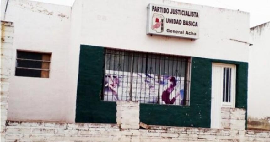 El PJ de General Acha se encamina a una interna