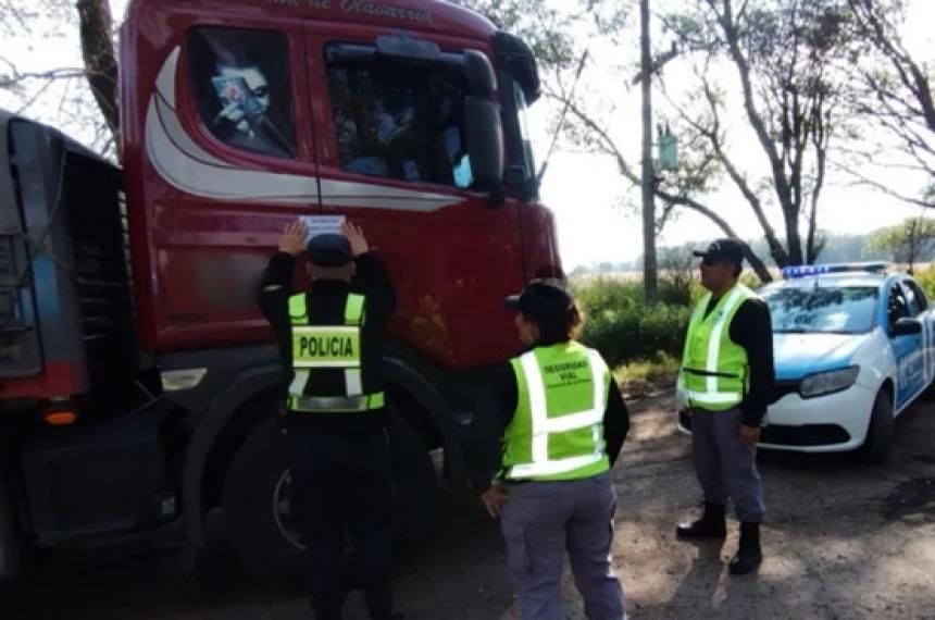 Camionero dio positivo de alcoholemia e intentoacute fugarse
