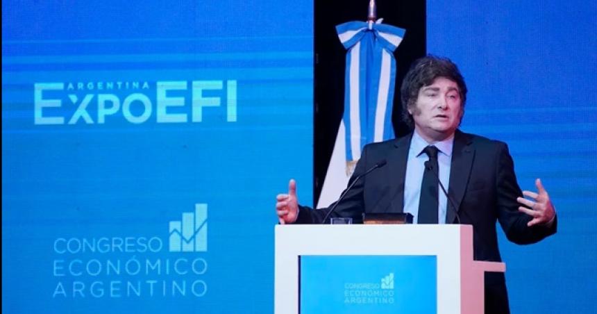 Milei dijo que la inflacioacuten se terminaraacute a mitad del antildeo proacuteximo 